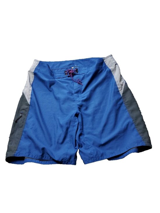 The North Face Other - VINTAGE 90s The North Face Swim Shorts Mens 36 x11 Board Zip Pocket  Blue Trunks